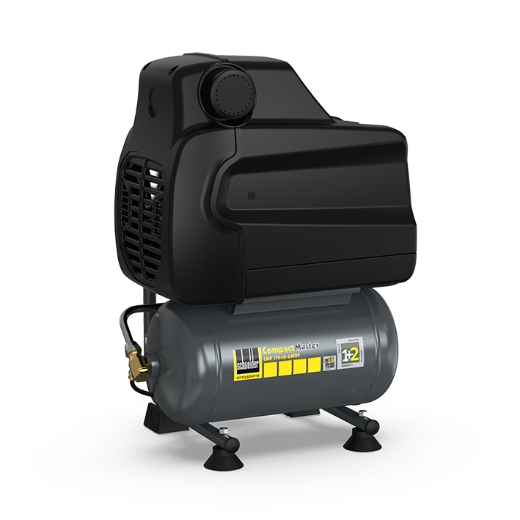 Tragbarer Kompressor 6 l – Kompakter Druckluftkompressor für unterwegs Kleiner, tragbarer 6 Liter Kompressor für Werkstatt, Heimgebrauch oder mobile Anwendungen; leicht, kompakt und ideal für kleinere Druckluftarbeiten.