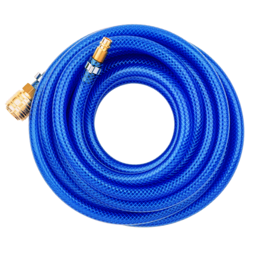 PVC-Gewebeschlauch blau – flexibler Druckluft- und Wasserschlauch Blauer PVC-Gewebeschlauch mit hoher Flexibilität und Stabilität, ideal für Druckluft-, Wasser- und Industrieleitungen.