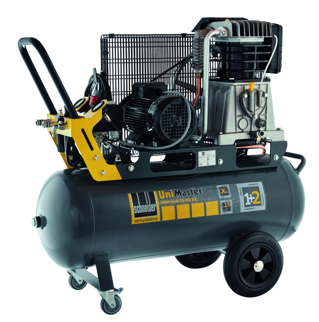 Kompressor UNM 660-10-90 DX – Leistungsstarker Industriekolbenkompressor UNM 660-10-90 DX Kompressor für Industrie- und Werkstattanwendungen, bietet hohe Luftleistung und zuverlässige Druckluftversorgung für verschiedene Druckluftwerkzeuge und Anlagen.