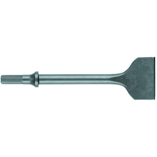 Breitmeißel ML10-BG 180x50 für Abbruch- und Meißelarbeiten Robuster Breitmeißel ML10-BG 180x50 aus gehärtetem Stahl, ideal für Abbruch-, Meißel- und Erdarbeiten mit kompatiblen Maschinen.