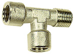 T-Stück MS R 3/4" i/i/a – Vielseitiger Druckluftanschluss Messing-T-Stück mit R 3/4" Innen- und Außengewinde, ideal zum Verteilen von Druckluft in mehreren Leitungen.