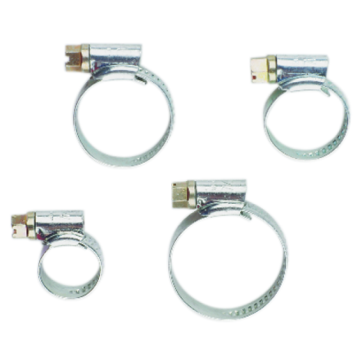 Schlauchschelle SRK 12–20 mm – Verlässliche Befestigung für Schläuche Metallische Schlauchschelle SRK mit verstellbarem Durchmesser von 12–20 mm, zur sicheren Fixierung von Schläuchen an Rohr- oder Verbindungssystemen.