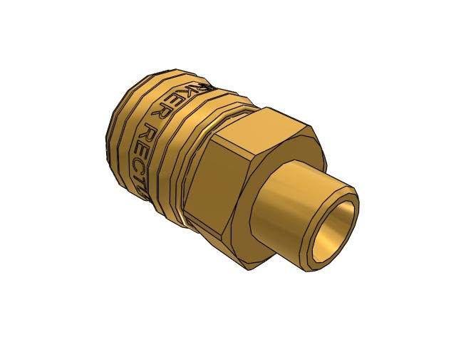 Schnell-Verschlusskupplung M14 x 1,5 – für schnelle und sichere Verbindungen Metallische Schnell-Verschlusskupplung M14 x 1,5, ermöglicht einfache, schnelle und dichte Verbindungen in Druckluft- und Schlauchsystemen.