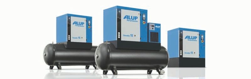 Schraubenkompressor für dauerhafte Druckluftversorgung Leistungsstarker Schraubenkompressor, geeignet für kontinuierlichen Einsatz in Werkstätten und industriellen Druckluftsystemen.