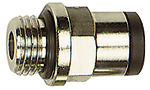 Einschraubverbinder R1 – Druckluft- und Rohrverbindung Einschraubverbinder R1 aus Metall, geeignet für Druckluft- und Rohrsysteme, robuste und sichere Verbindung