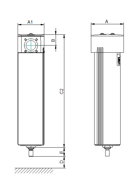 Wasserabscheider CLEARPOINT 3eco S075 WWFX – effektive Kondensatentfernung für Druckluft Abbildung des Wasserabscheiders CLEARPOINT 3eco S075 WWFX, der zuverlässig Kondenswasser aus Druckluftsystemen abführt und so die Luftqualität verbessert sowie Anlagen schützt.