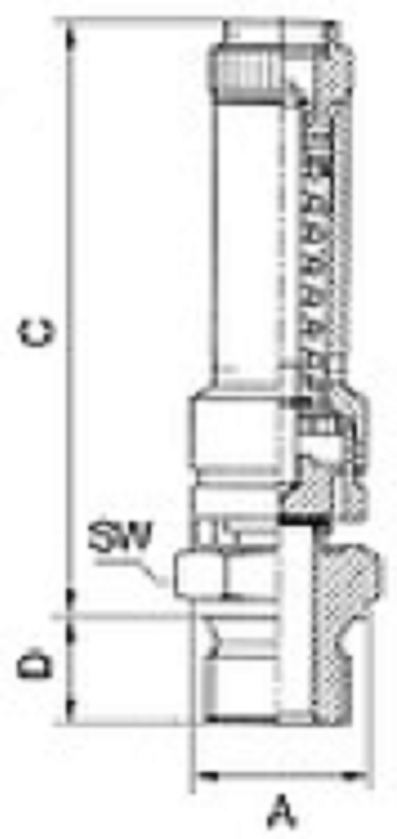 Sicherheitsventil R 1/2" – 16 bar Druckbegrenzungsventil Sicherheitsventil mit R 1/2" Gewinde aus robustem Metall, schützt Druckluftsysteme und Rohrleitungen zuverlässig vor Überdruck bis 16 bar.