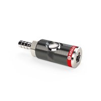 Druckknopf-Sicherheitskupplung – Sichere Schnellkupplung für Druckluftsysteme Druckknopf-Sicherheitskupplung aus Metall für den sicheren und schnellen Anschluss von Druckluftwerkzeugen und Schläuchen.